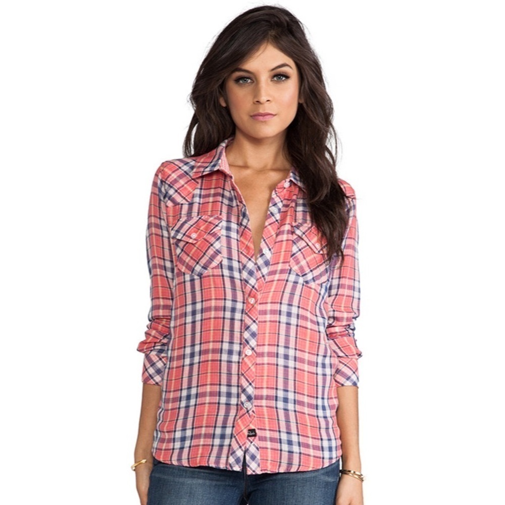 Rails Kendra Cotton Gauze Button Down EUC